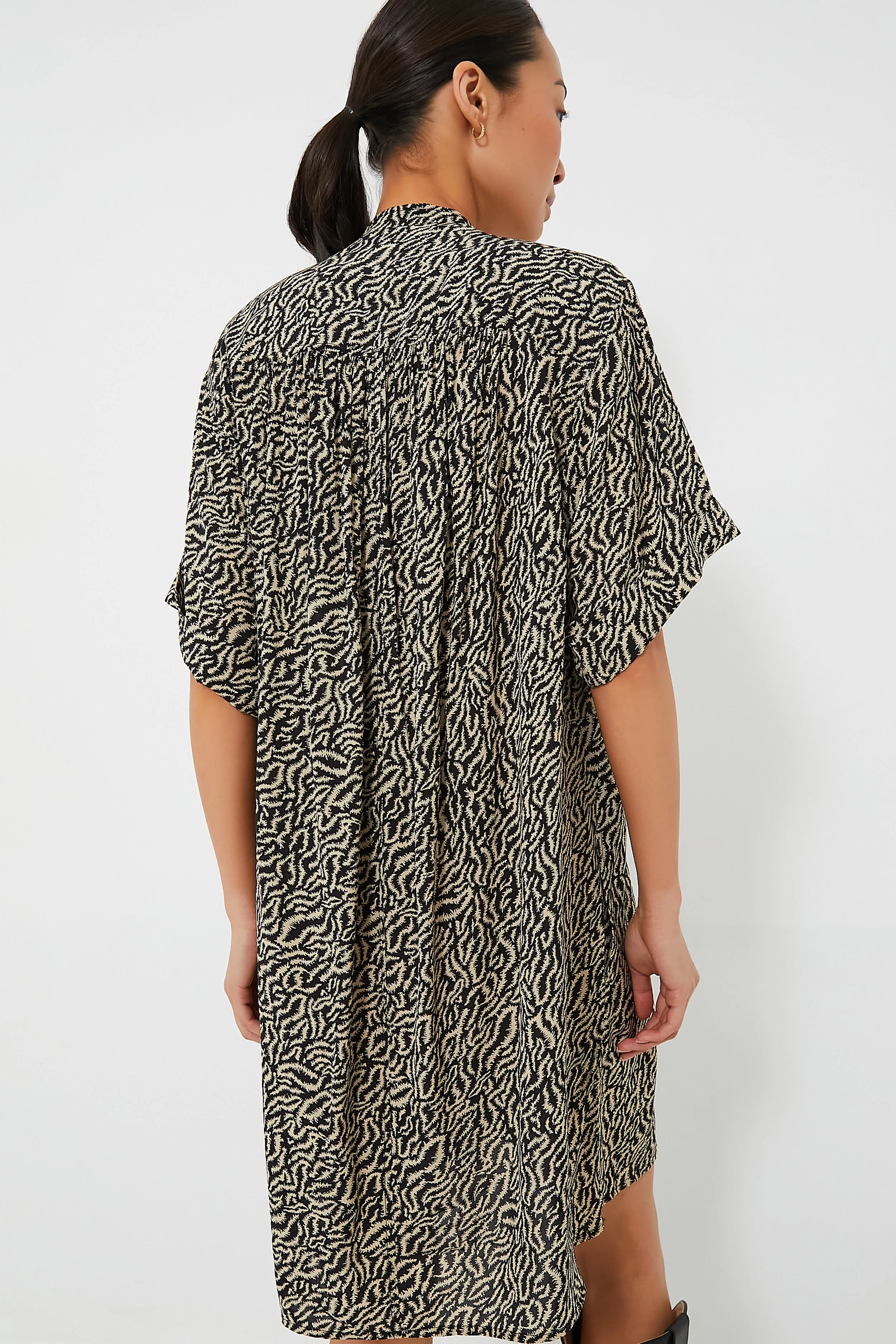 Ecru Black Vallea Dress sold by Tuckernuck product image thumbnail 4