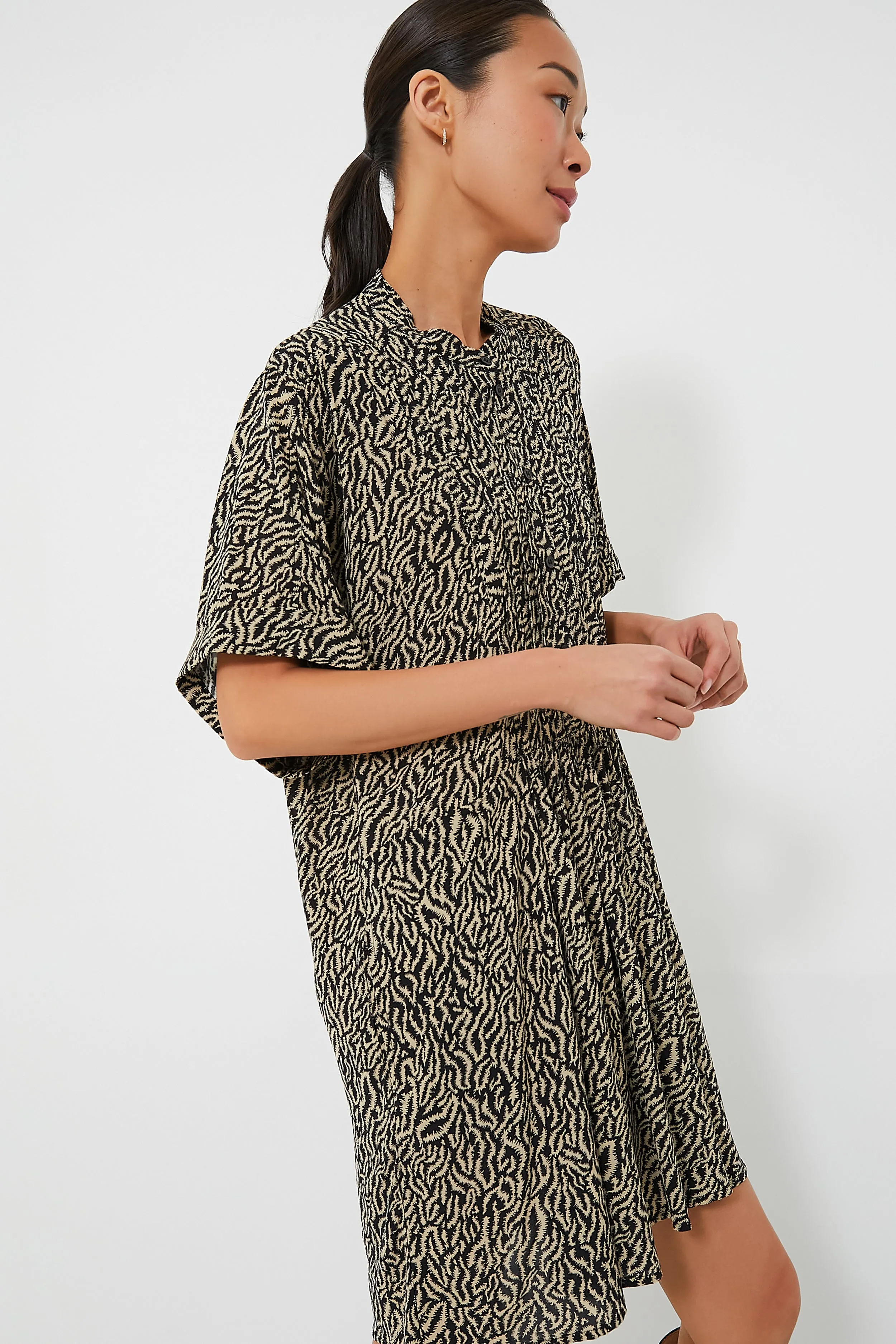 Ecru Black Vallea Dress sold by Tuckernuck product image thumbnail 3