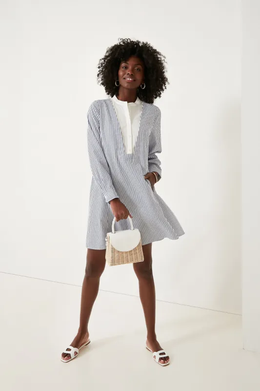 Blue Striped Lottie Dress sold by Tuckernuck