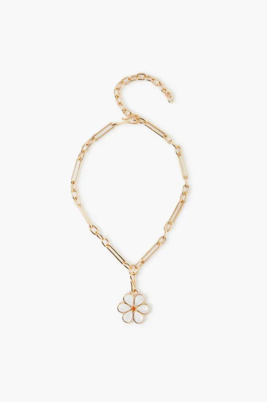 Pearl Fleur Medallion Necklace made by Tuckernuck