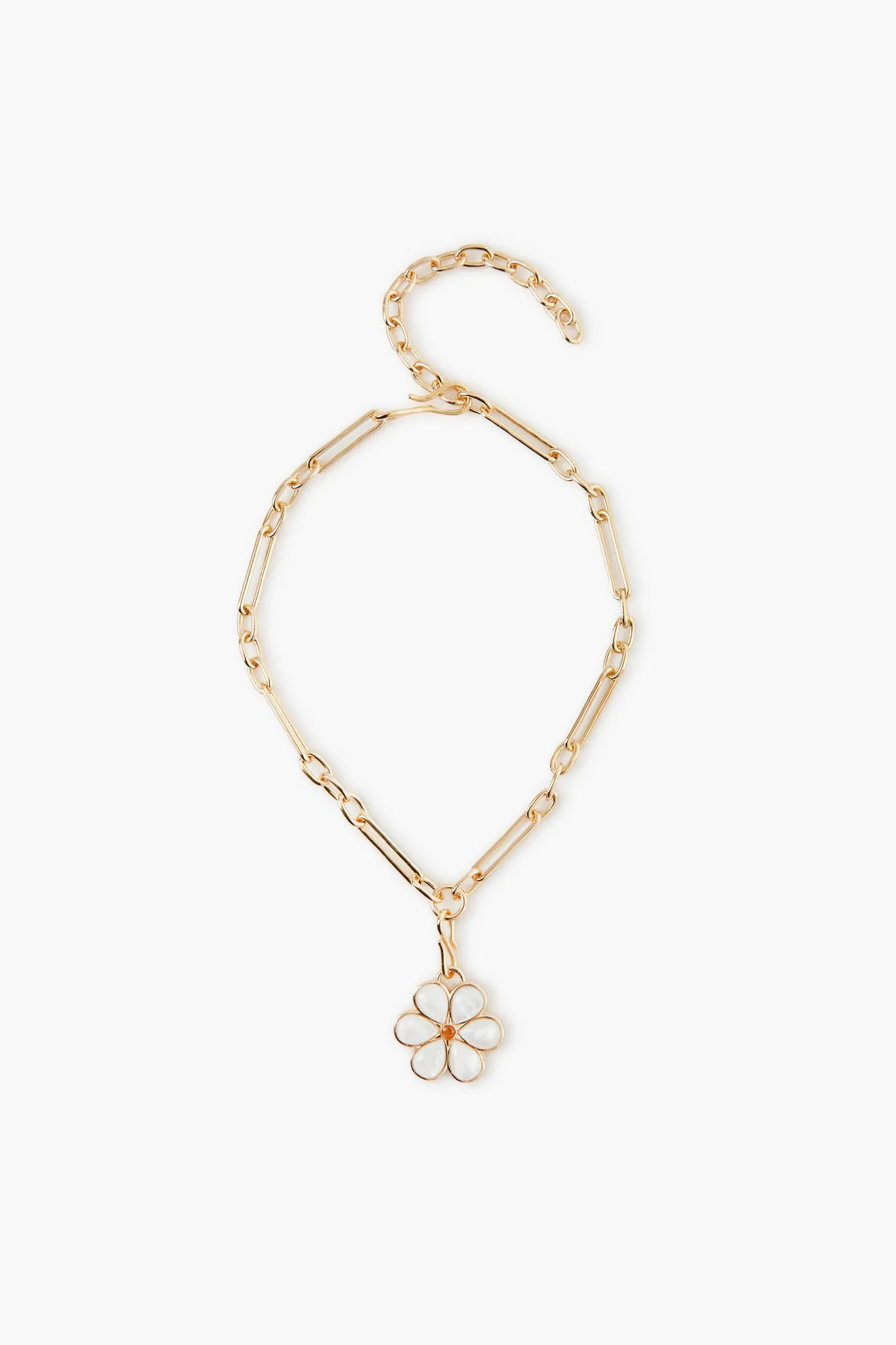 Pearl Fleur Medallion Necklace sold by Tuckernuck