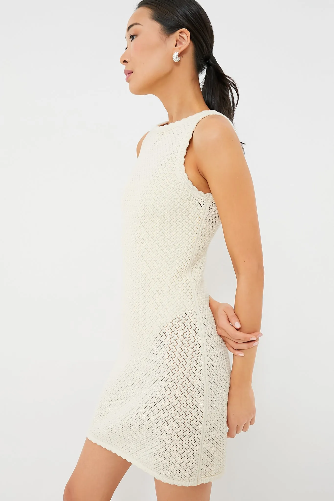 x Sofia Richie Grainge Ecru Lara Dress sold by Tuckernuck product image thumbnail 3