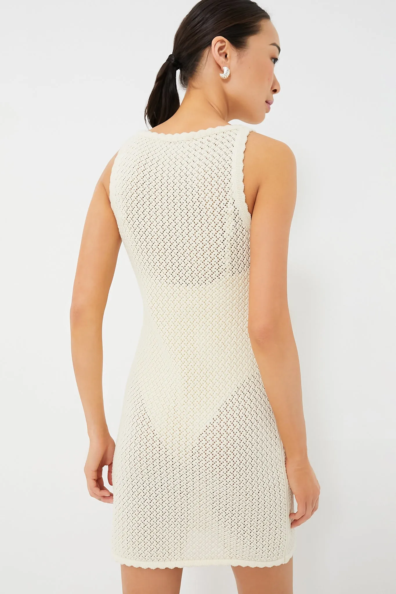 x Sofia Richie Grainge Ecru Lara Dress sold by Tuckernuck product image thumbnail 4