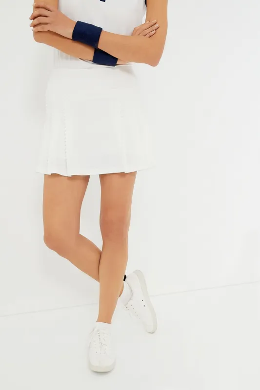 White Ric Rac 14 Inch Lydia Tennis Skirt sold by Tuckernuck