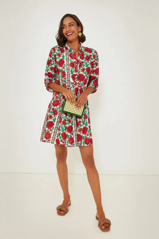 Exclusive Pink Dijon Deauville Mini Dress made by Ro's Garden