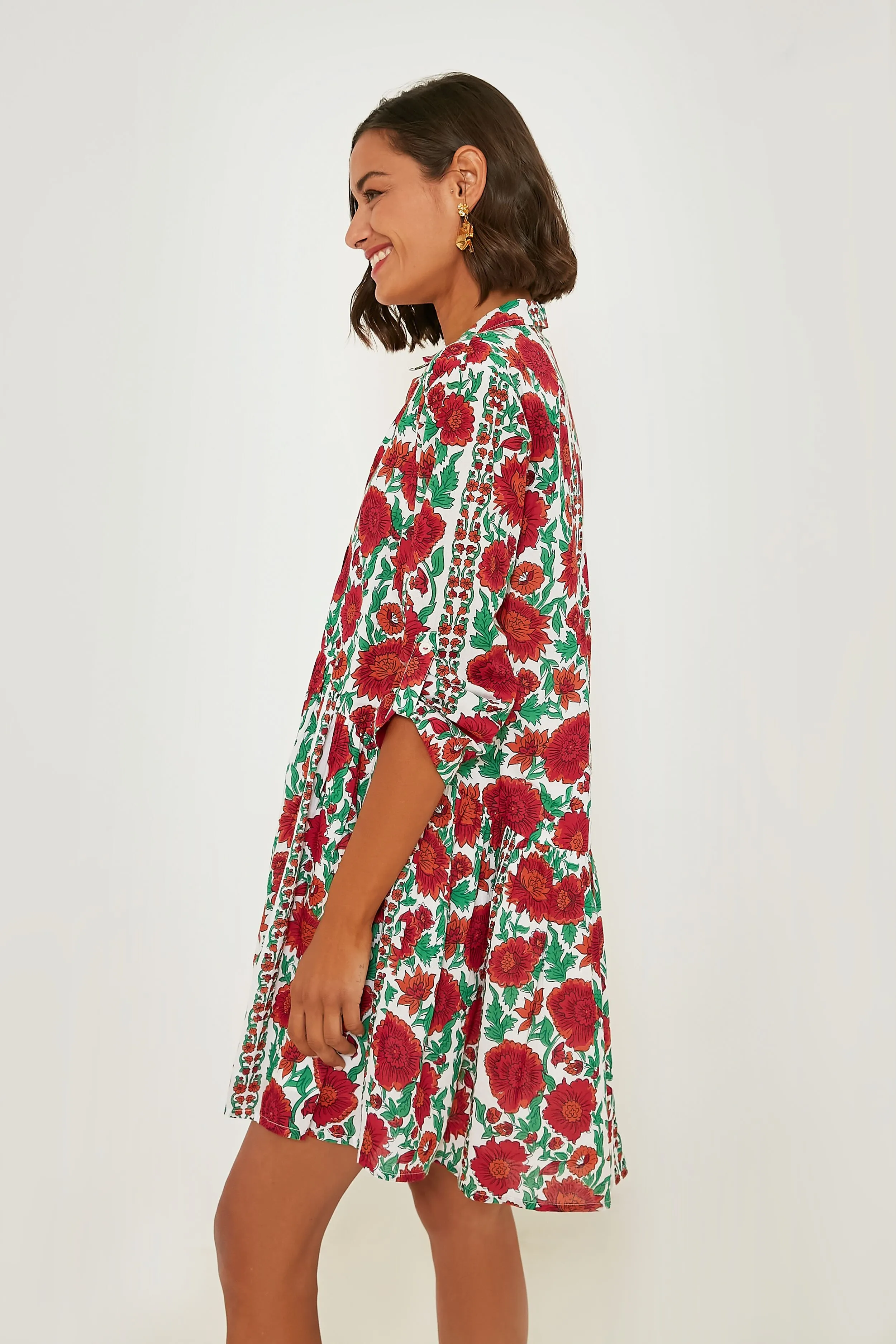 Exclusive Pink Dijon Deauville Mini Dress sold by Tuckernuck product image thumbnail 3