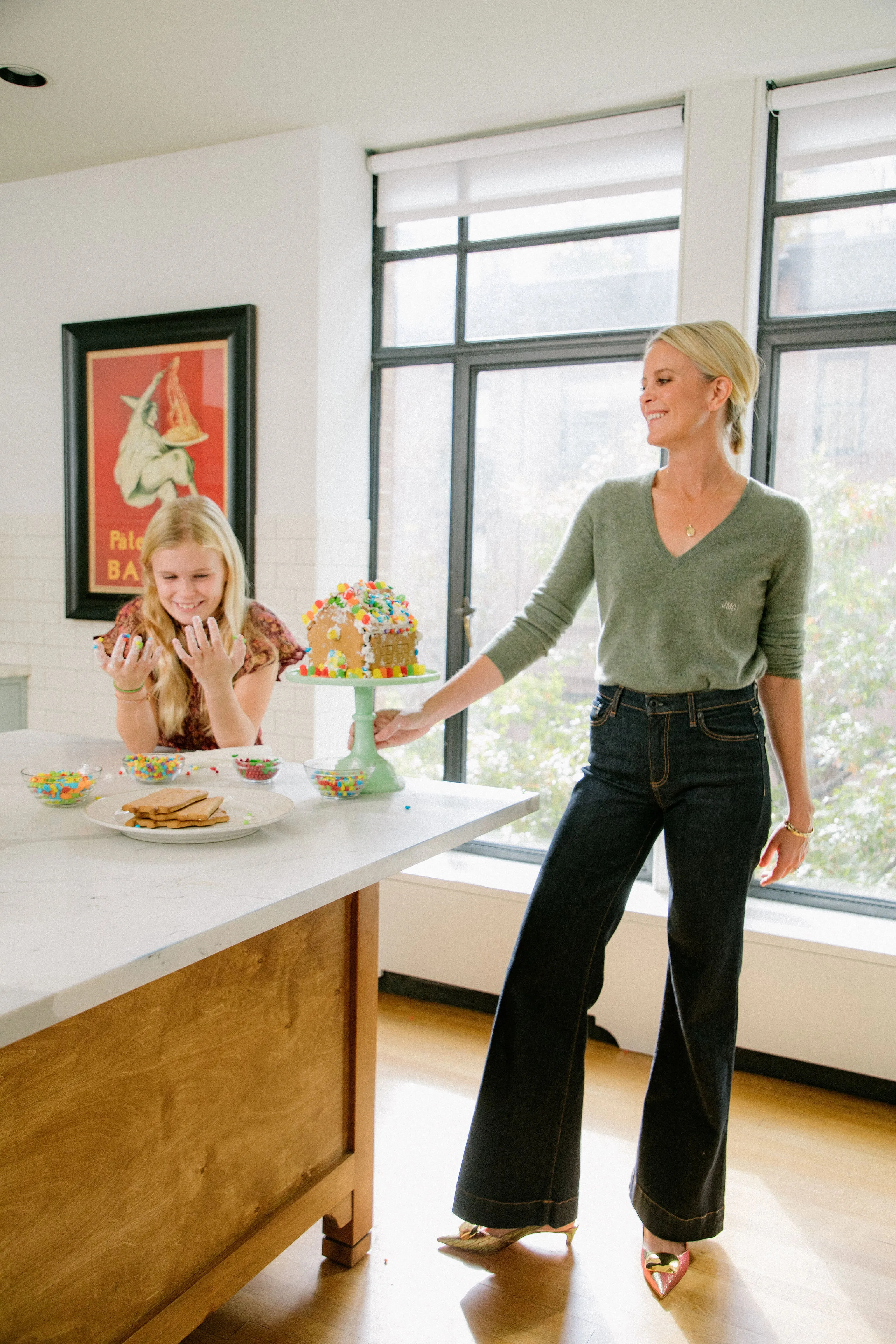 Olive Resin Juniper Wide Leg sold by Tuckernuck product image thumbnail 2