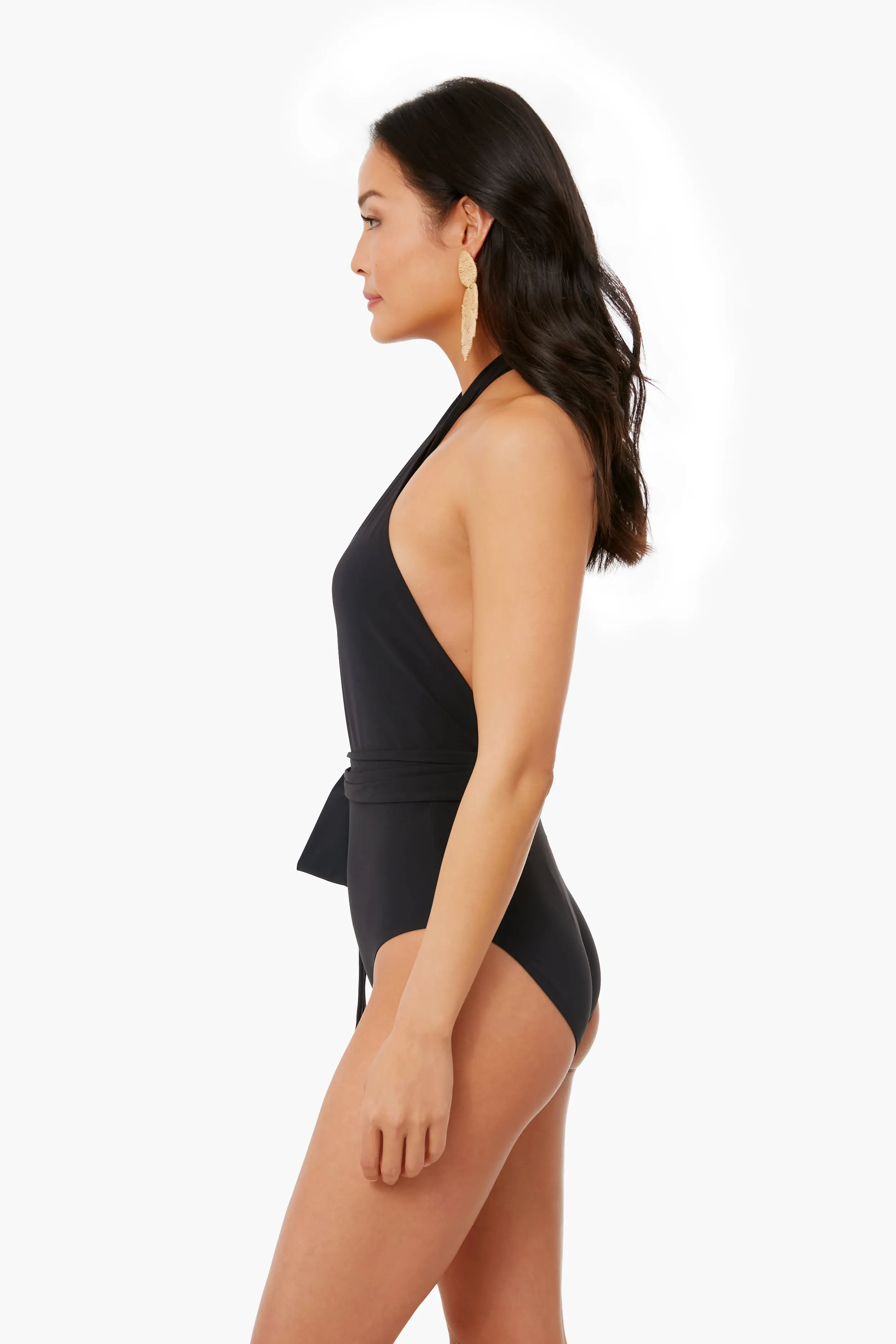 Black Wrap One-Piece sold by Tuckernuck product image thumbnail 3