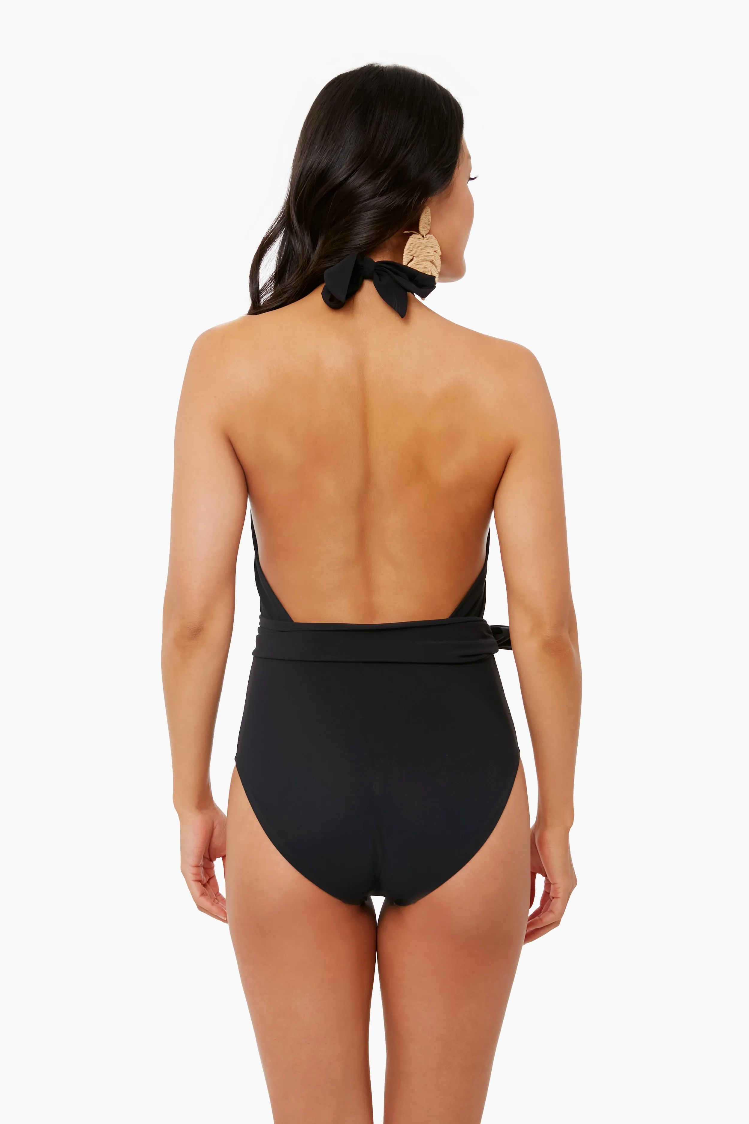 Black Wrap One-Piece sold by Tuckernuck product image thumbnail 4
