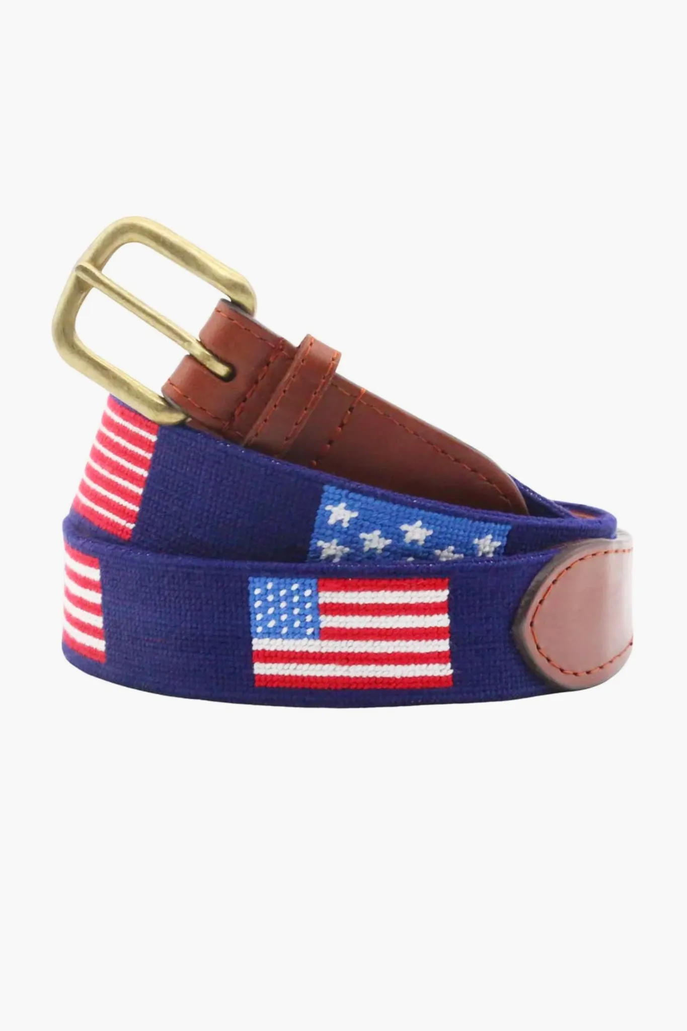 Navy Flags of our Fathers Needlepoint Belt sold by Tuckernuck