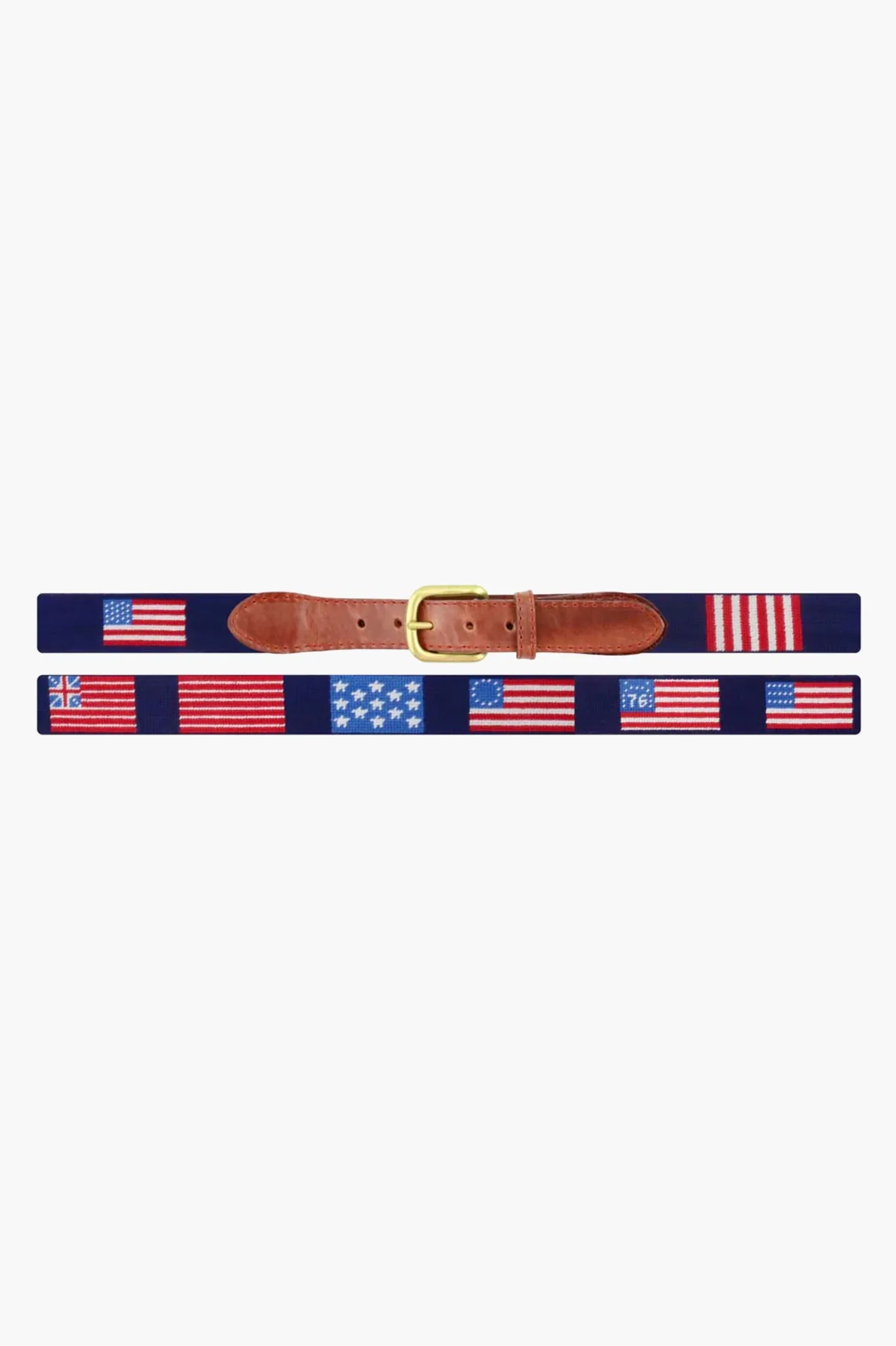 Navy Flags of our Fathers Needlepoint Belt sold by Tuckernuck product image thumbnail 4