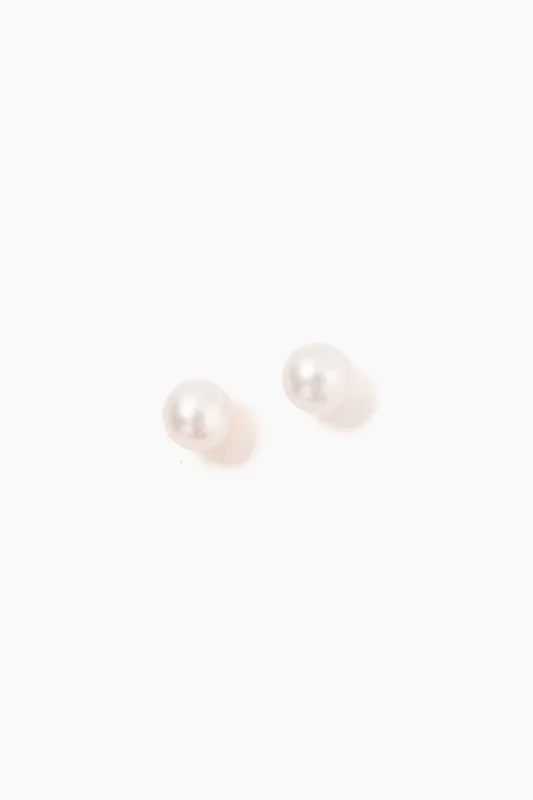 8MM Pearl Stud Earring sold by Tuckernuck
