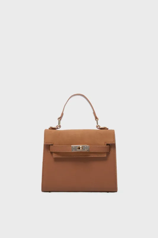 Tan Mayfair Bag sold by Tuckernuck