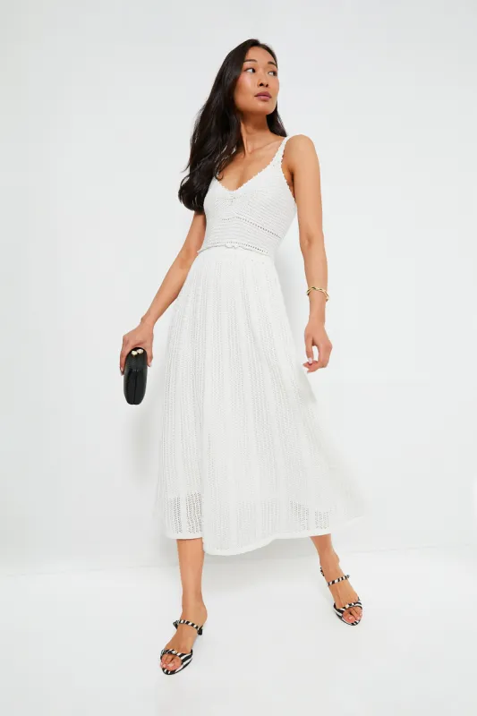 Ivory Knit Midi Dress | Parallel