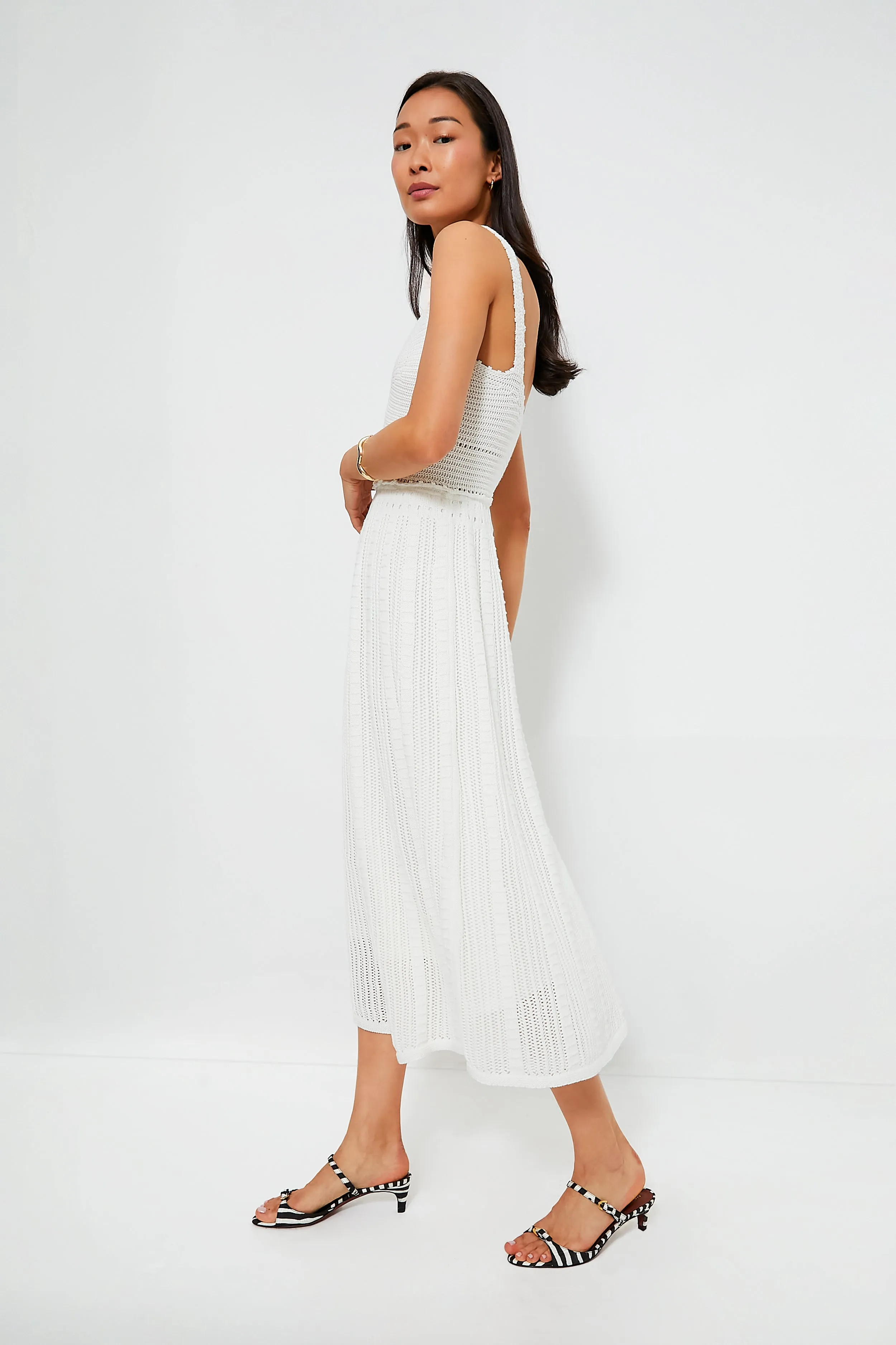 Ivory Knit Midi Dress sold by Tuckernuck product image thumbnail 3