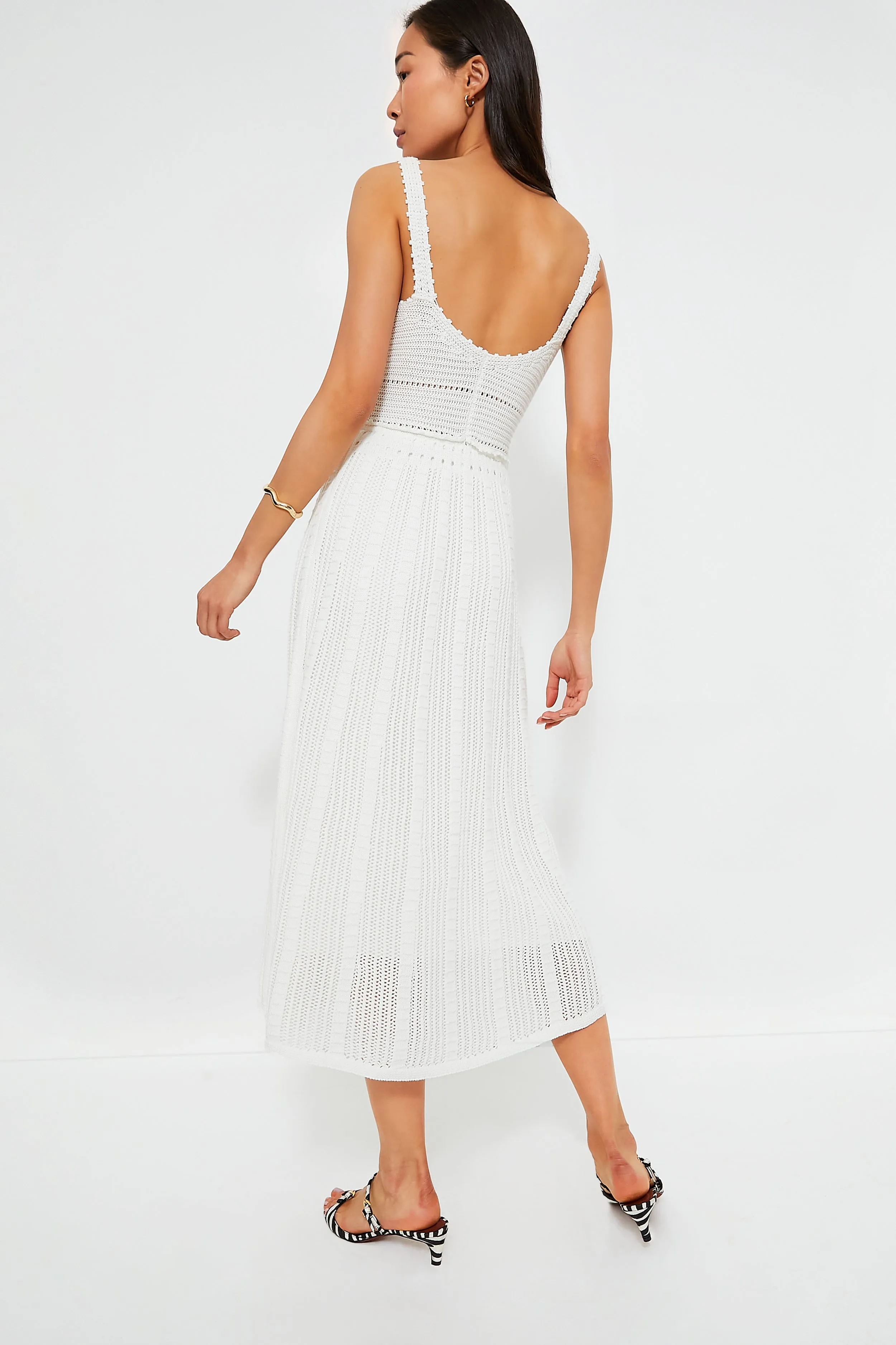 Ivory Knit Midi Dress sold by Tuckernuck product image thumbnail 4