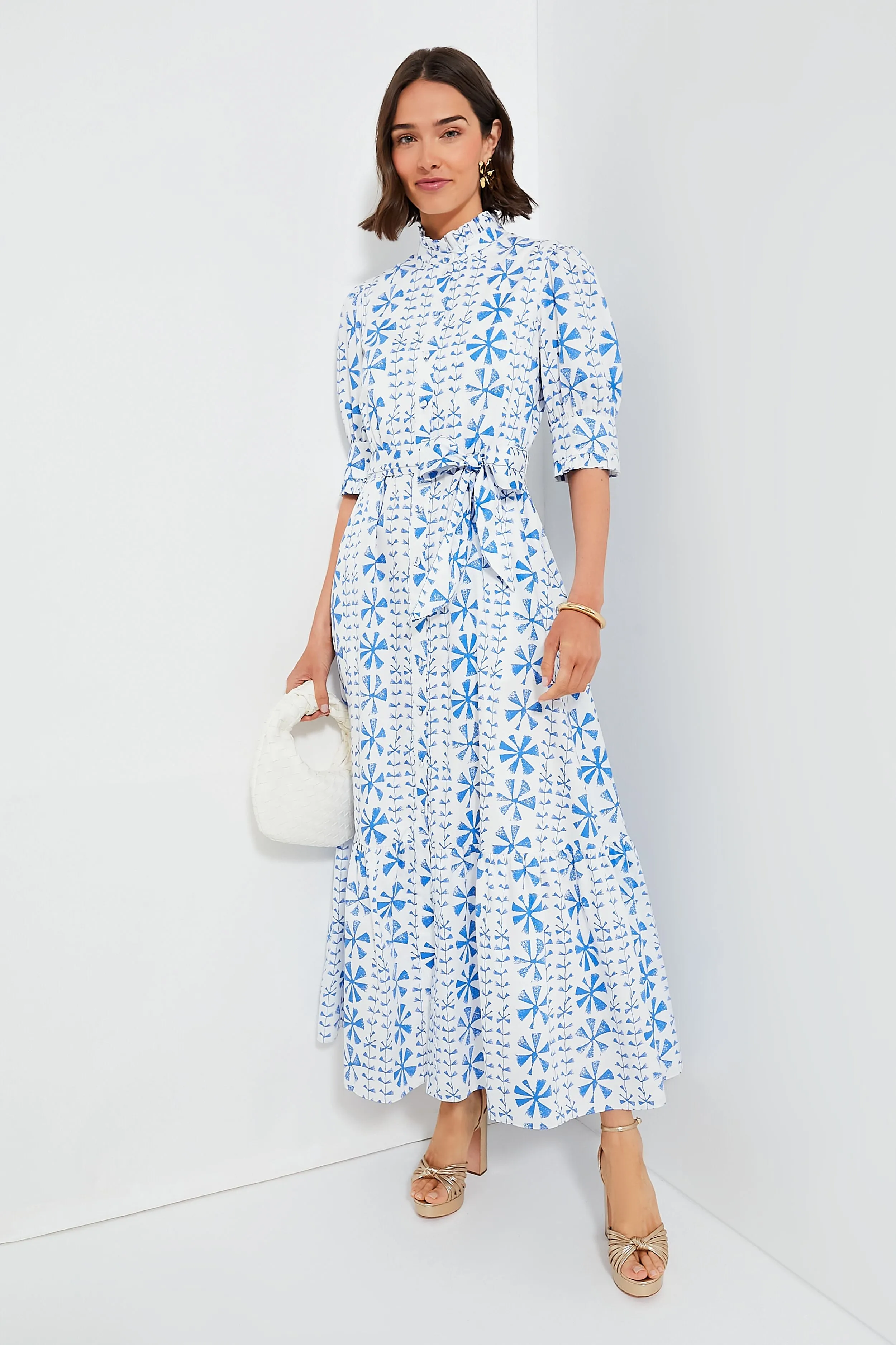 Floral Vine Blue Marni Maxi Dress sold by Tuckernuck product image thumbnail 2