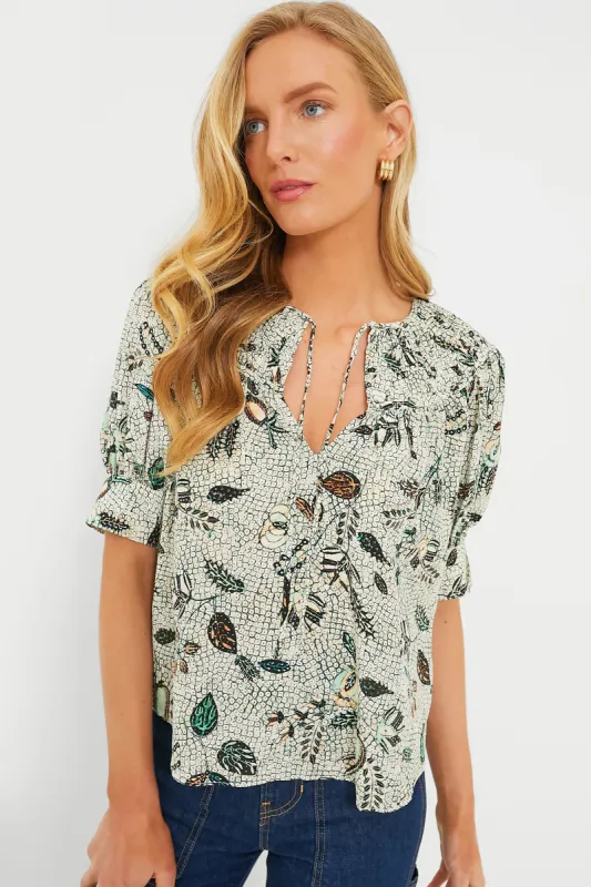 Botanical Mist Shea Top made by Ulla Johnson