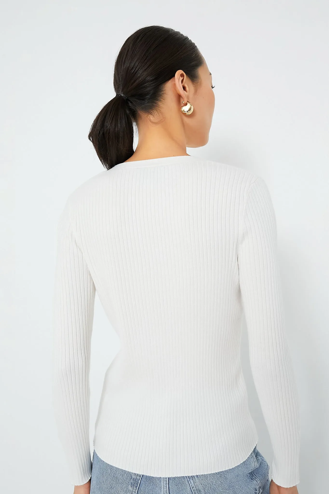 Winter White Hendrix Henley sold by Tuckernuck product image thumbnail 4