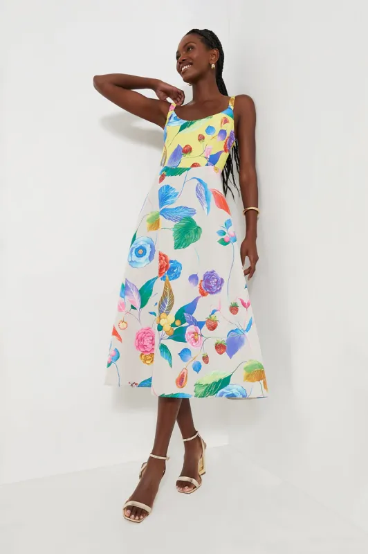 Vivid Jardin Dominique Dress made by Tuckernuck