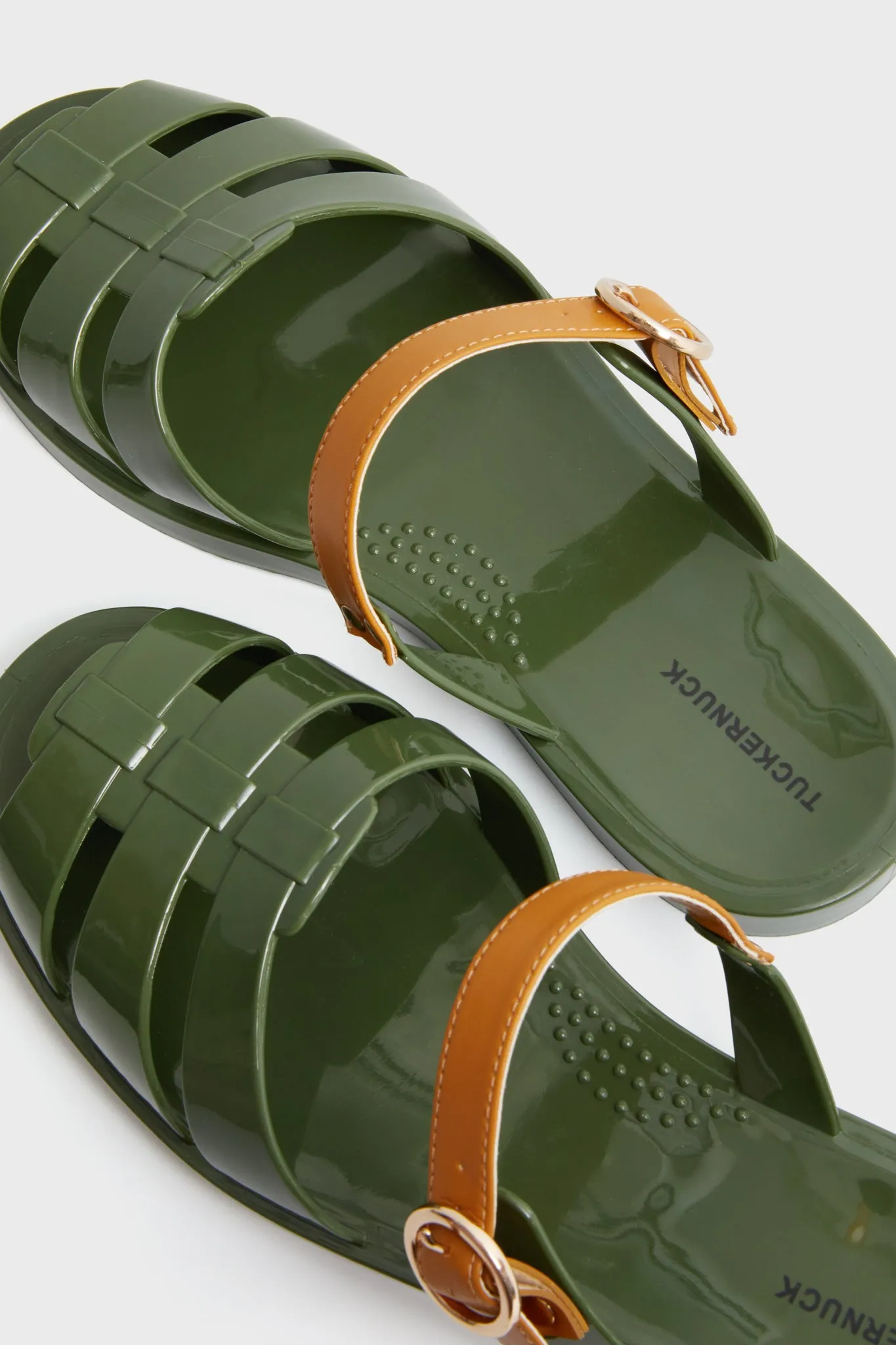 Green Riley Jelly Sandals sold by Tuckernuck product image thumbnail 4