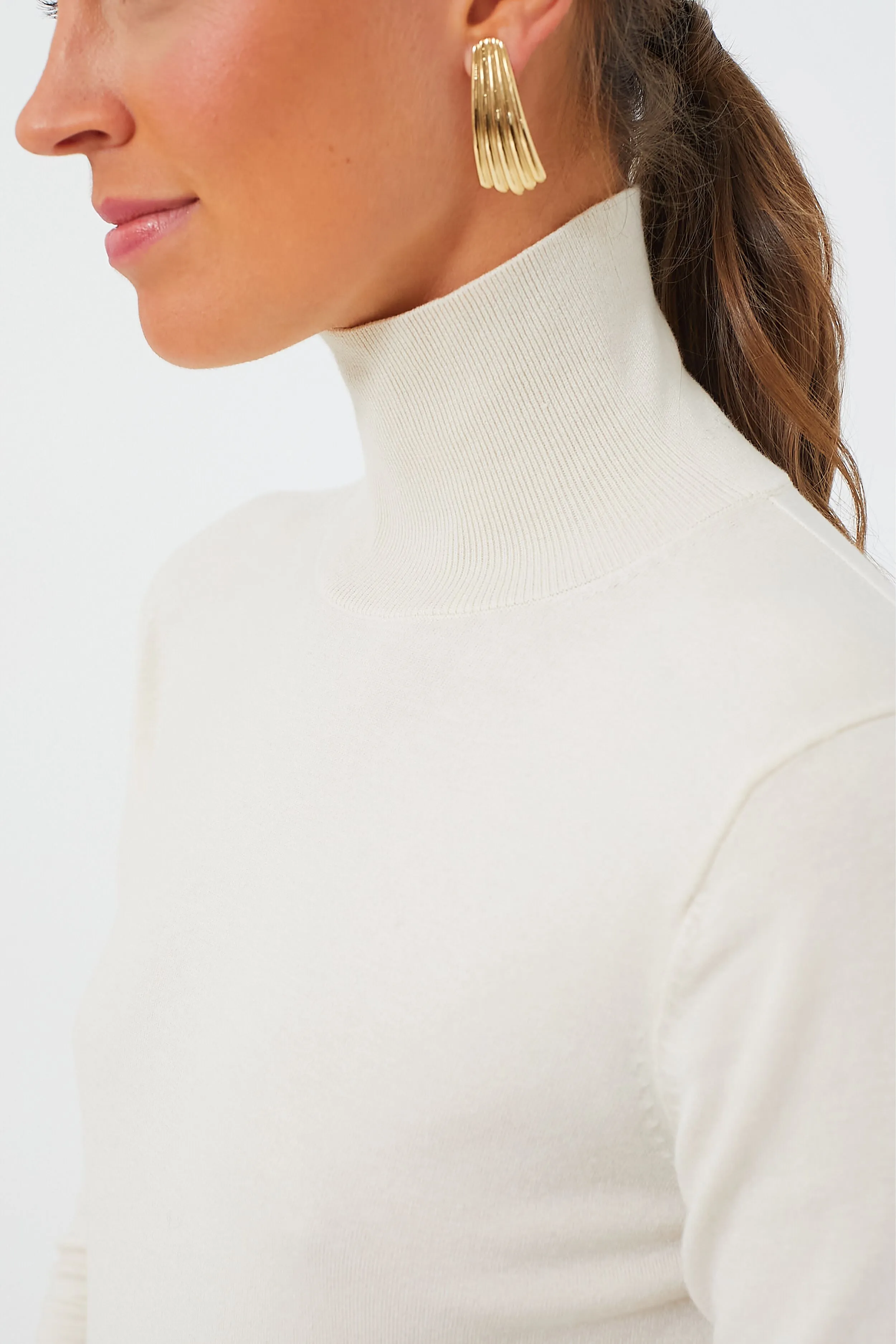 Ivory Kiku Turtleneck sold by Tuckernuck product image thumbnail 2