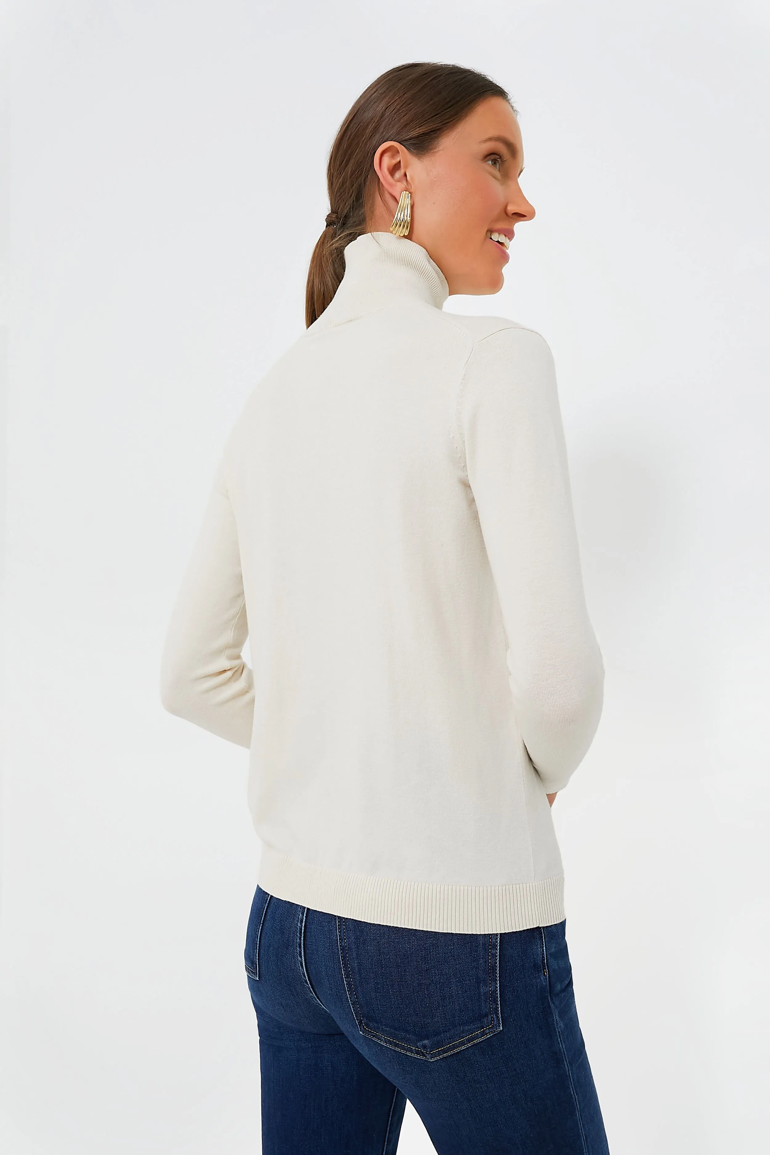 Ivory Kiku Turtleneck sold by Tuckernuck product image thumbnail 4