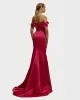Fuchsia Princess strapless gown with thigh slit sold by Milla