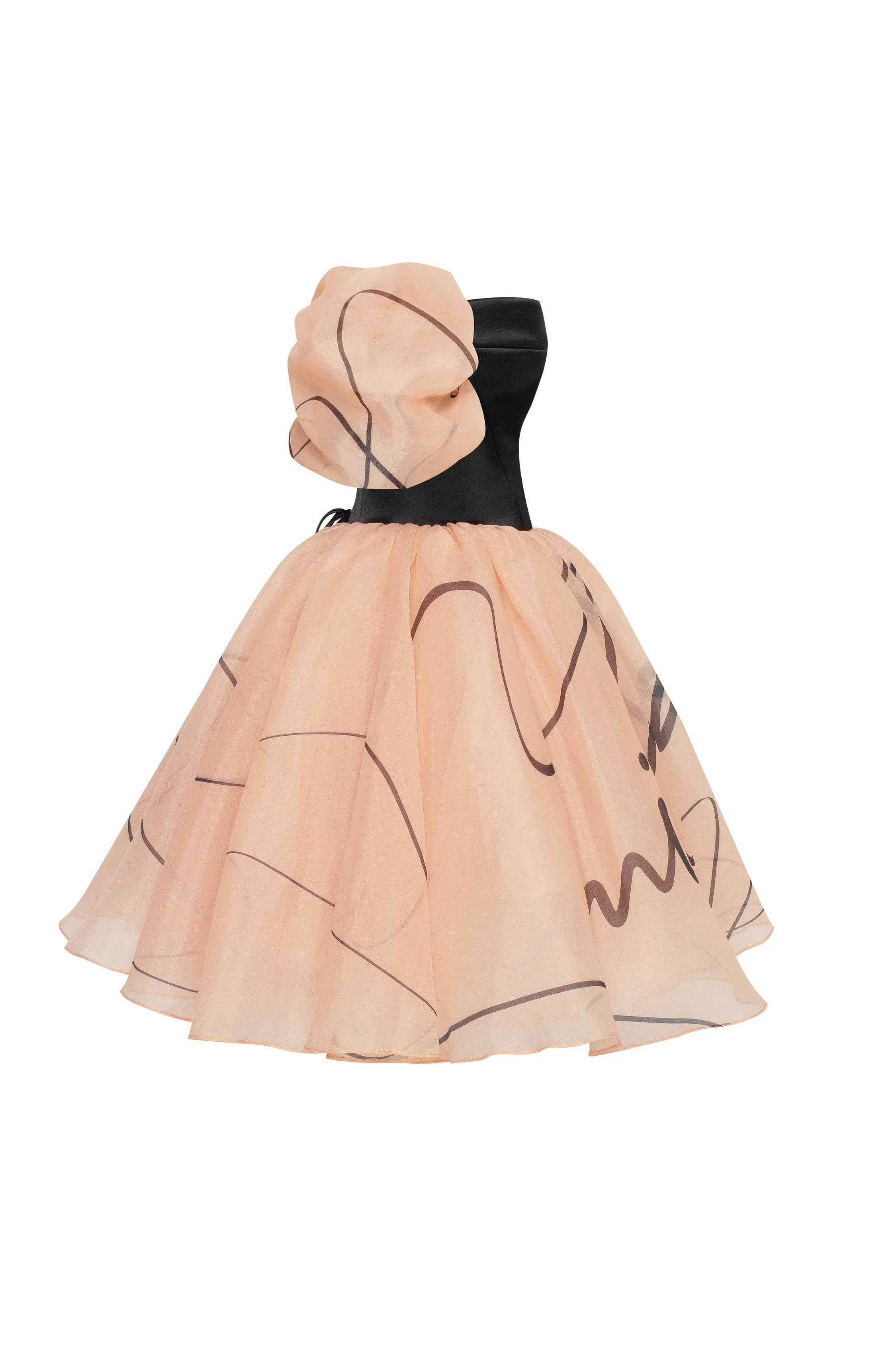 Puffy mini dress with Milla's signature, Xo Xo sold by Milla product image thumbnail 5