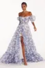 Blue Hydrangea maxi princess dress sold by Milla