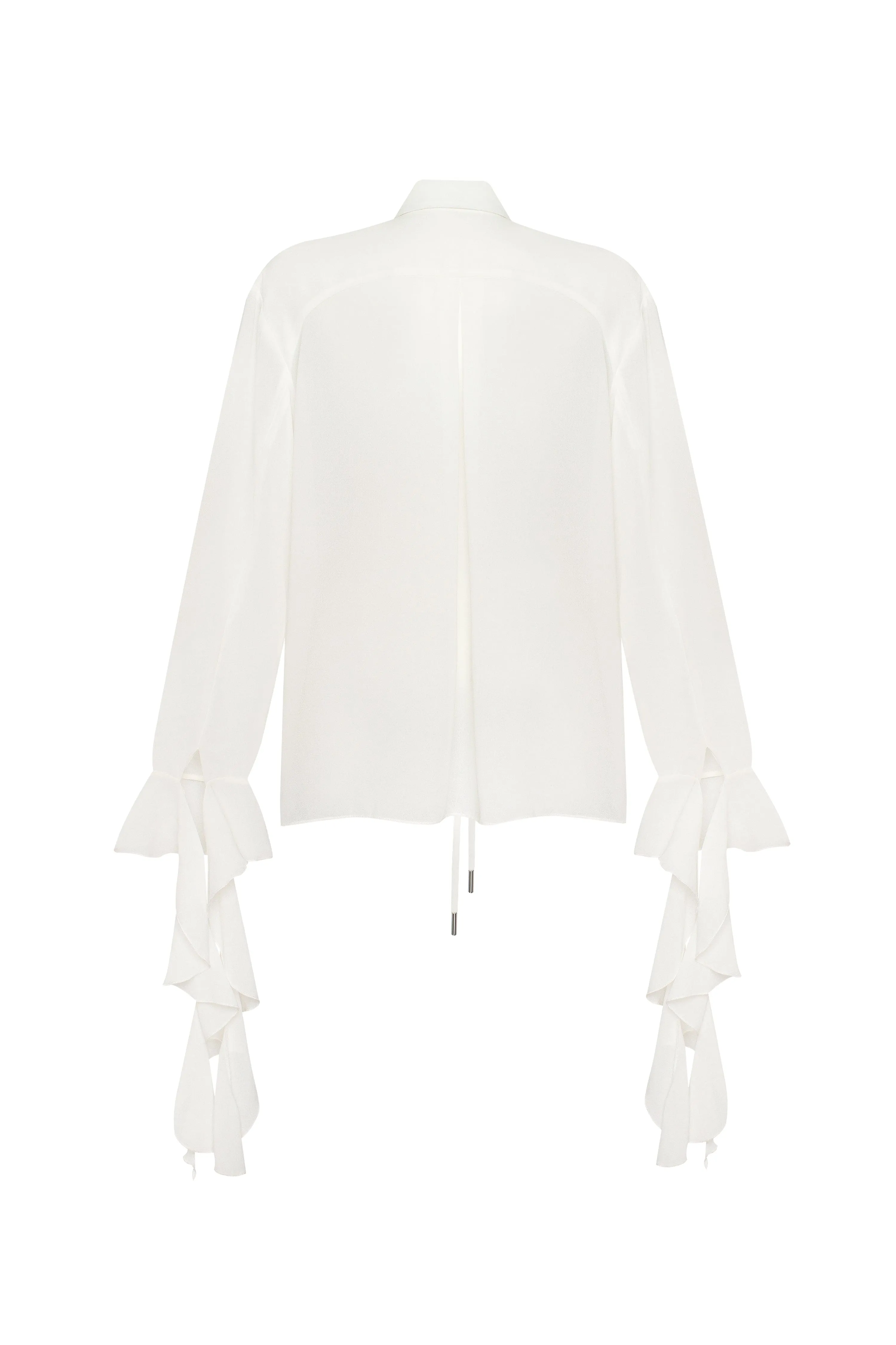 Ruffled blouse in white, Xo Xo sold by Milla product image thumbnail 3