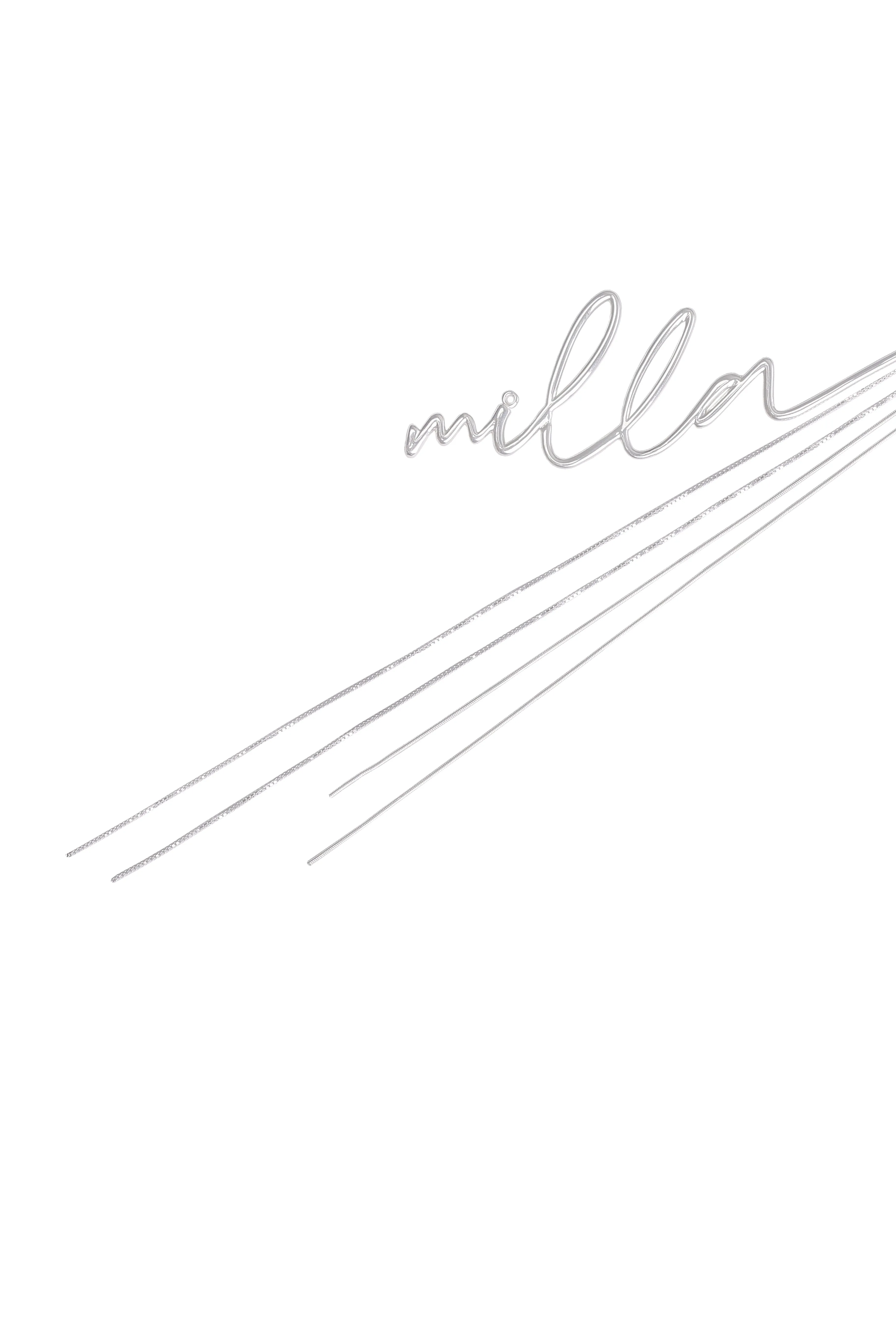 Jazzy 4-chain drop earrings sold by Milla product image thumbnail 3