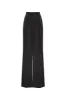 Refined black pants cut from Italian satin, Xo Xo sold by Milla