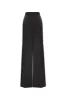 Refined black pants cut from Italian satin, Xo Xo sold by Milla