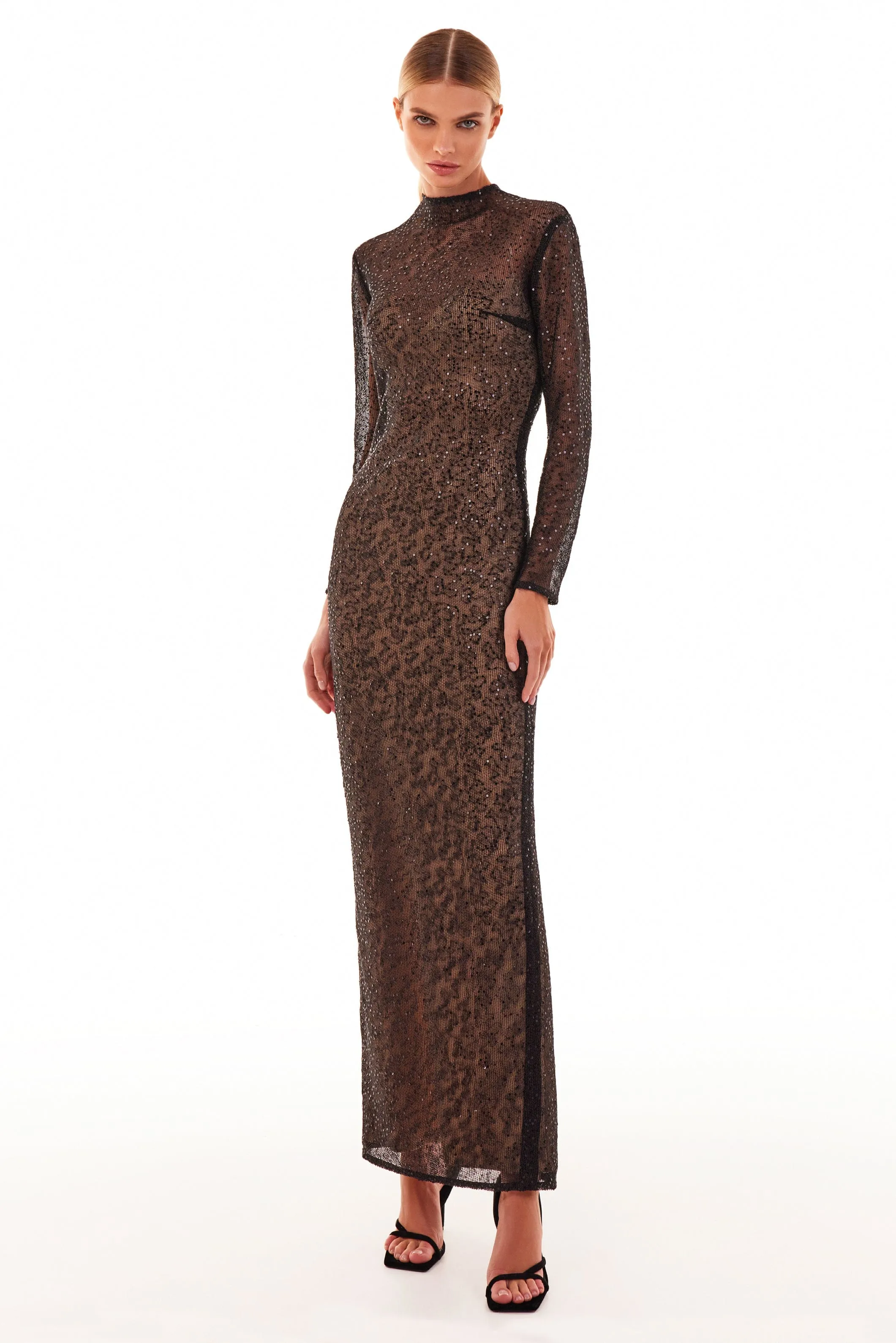 Crystal-embellished striking maxi dress sold by Milla product image thumbnail 2