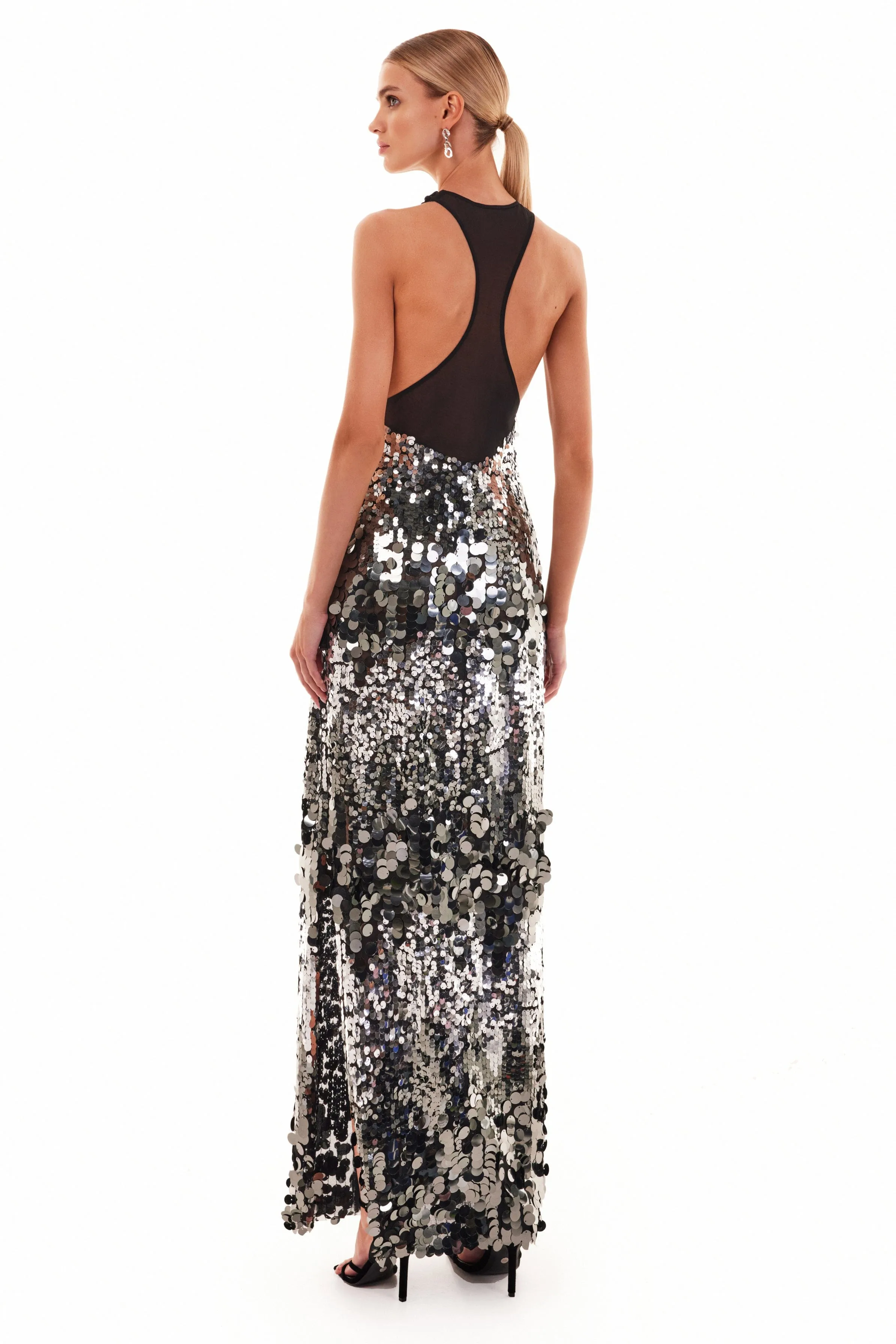 Lumière maxi dress covered in sequins sold by Milla product image thumbnail 4