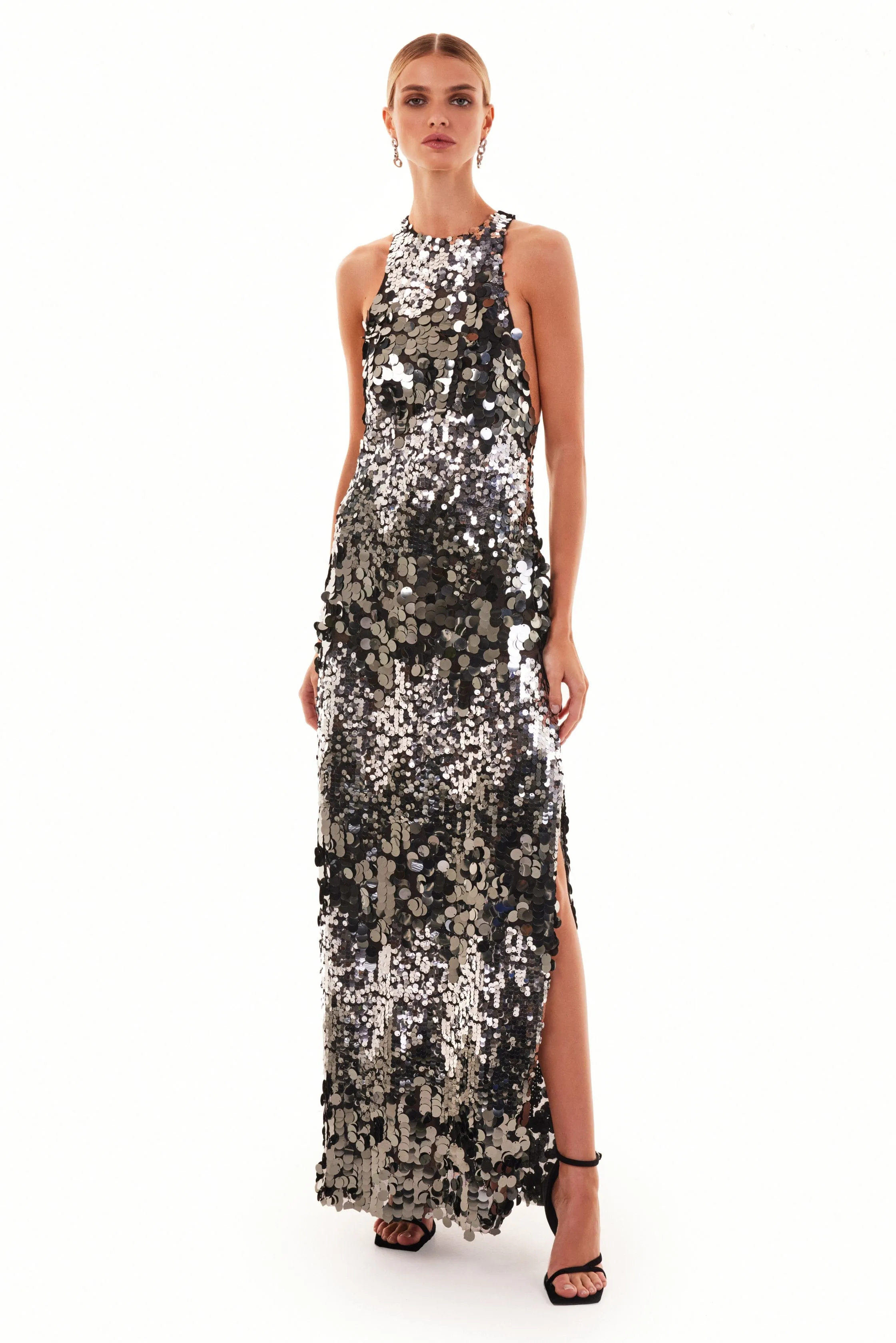 Lumière maxi dress covered in sequins sold by Milla product image thumbnail 2