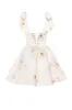 Splendor pink peony mini dress on straps, Garden of Eden sold by Milla