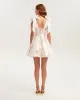 Splendor pink peony mini dress on straps, Garden of Eden sold by Milla