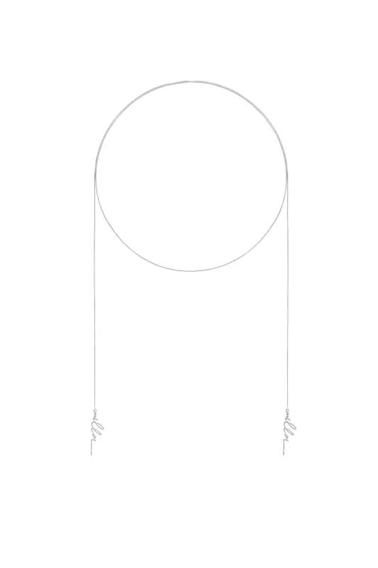 Sterling silver chocker necklace made by Milla