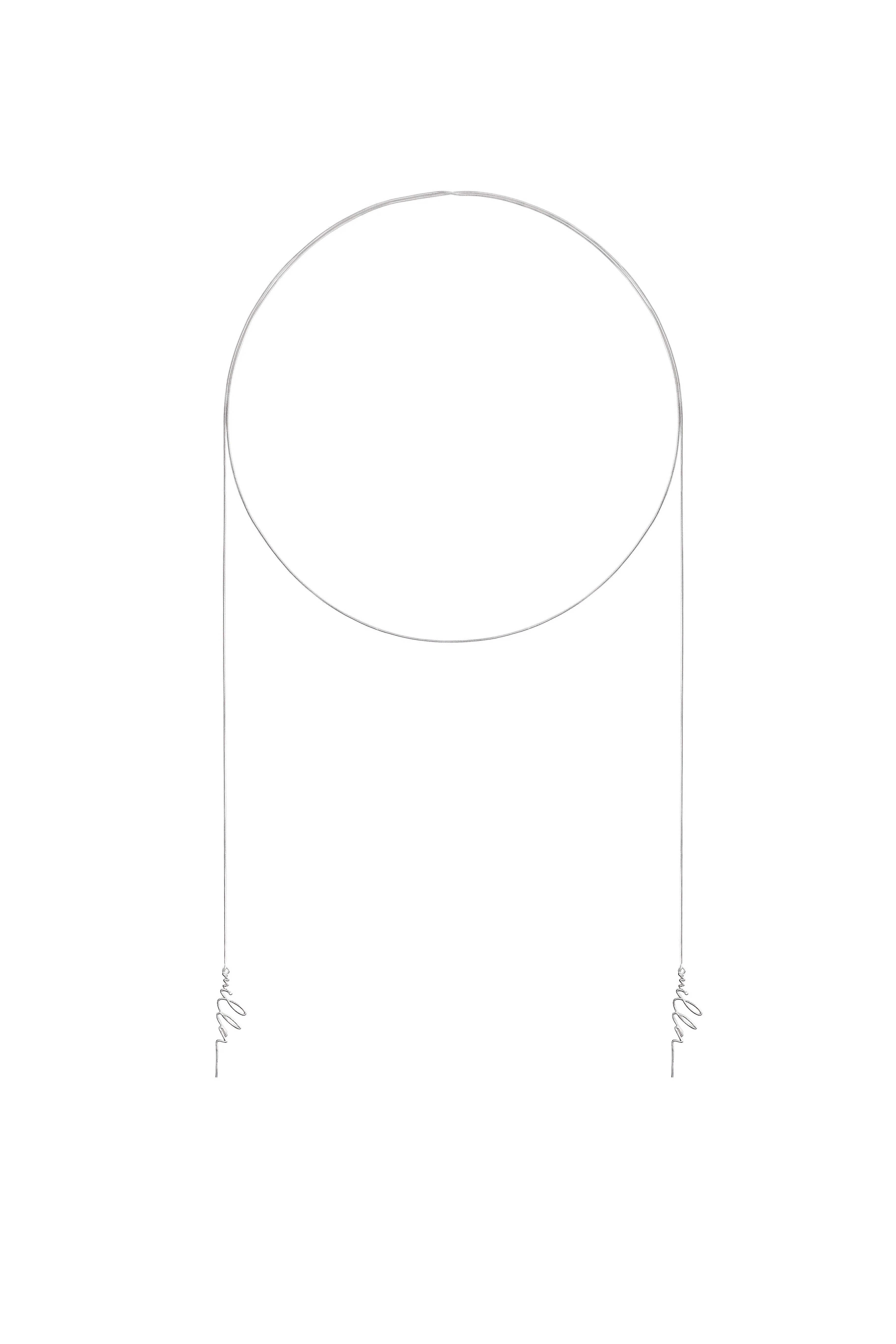 Sterling silver chocker necklace sold by Milla