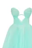 Mint green tender midi tulle dress sold by Milla