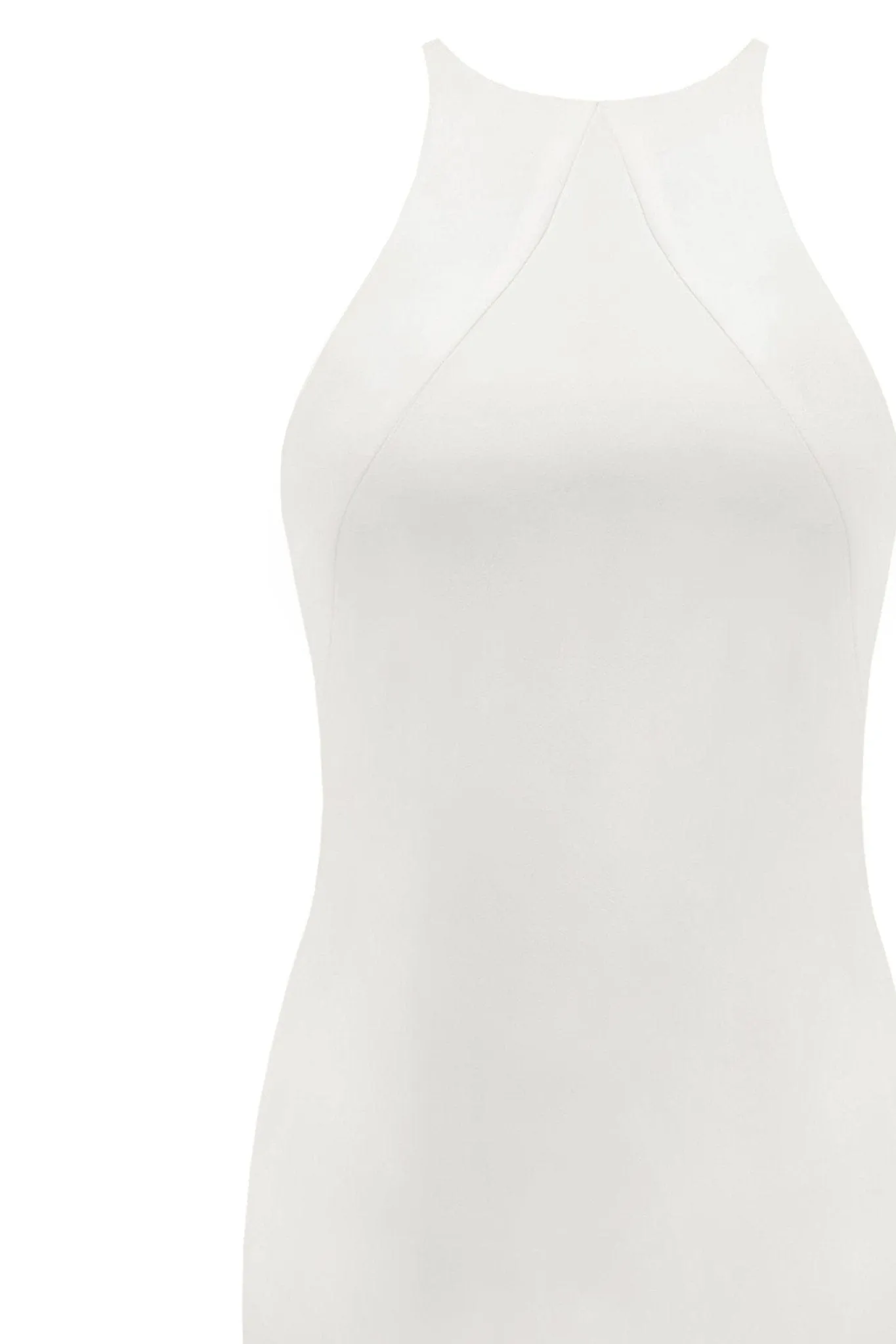 Lustrous white halterneck maxi dress sold by Milla product image thumbnail 5