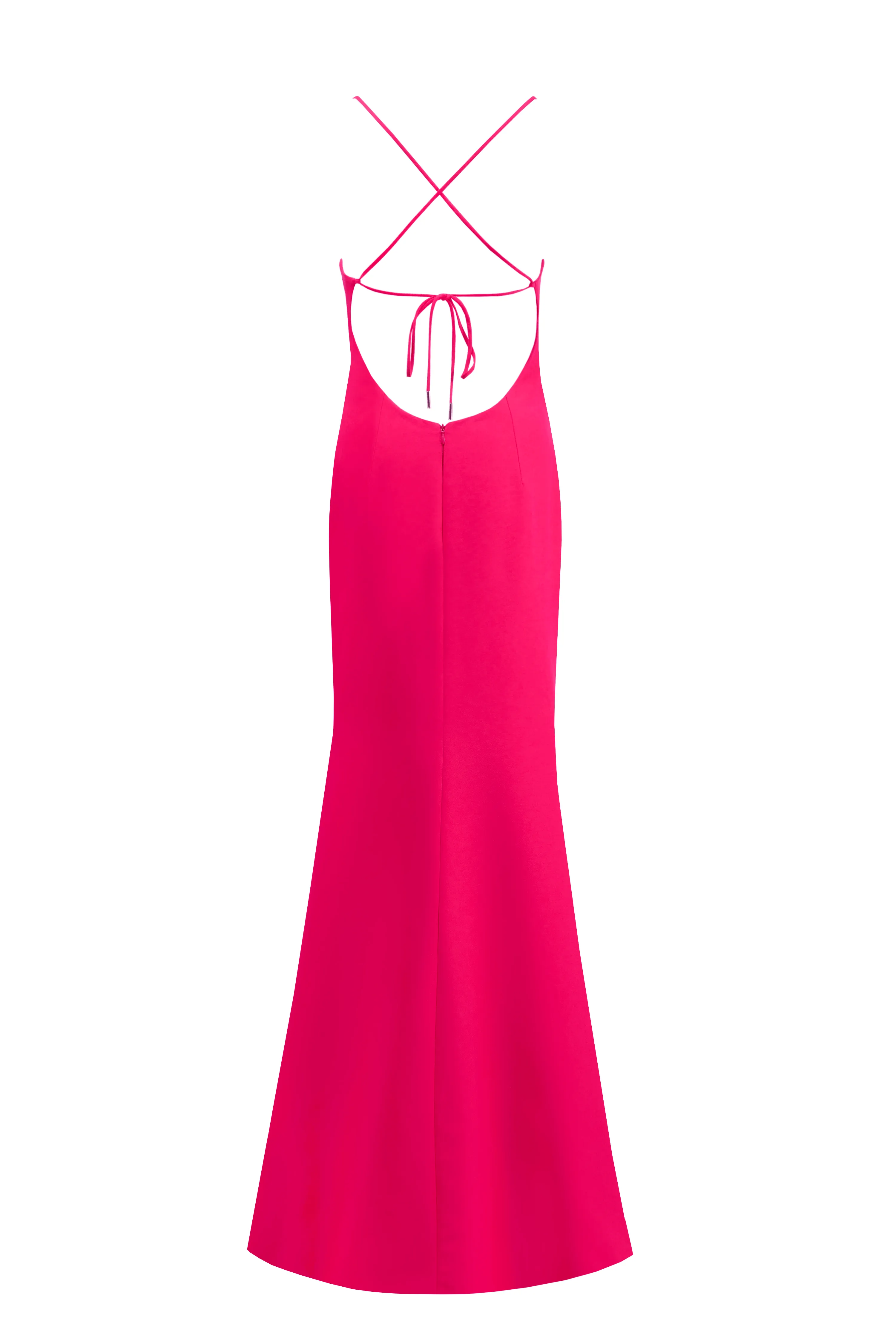Twisted cutout fuchsia bodice maxi dress sold by Milla product image thumbnail 3