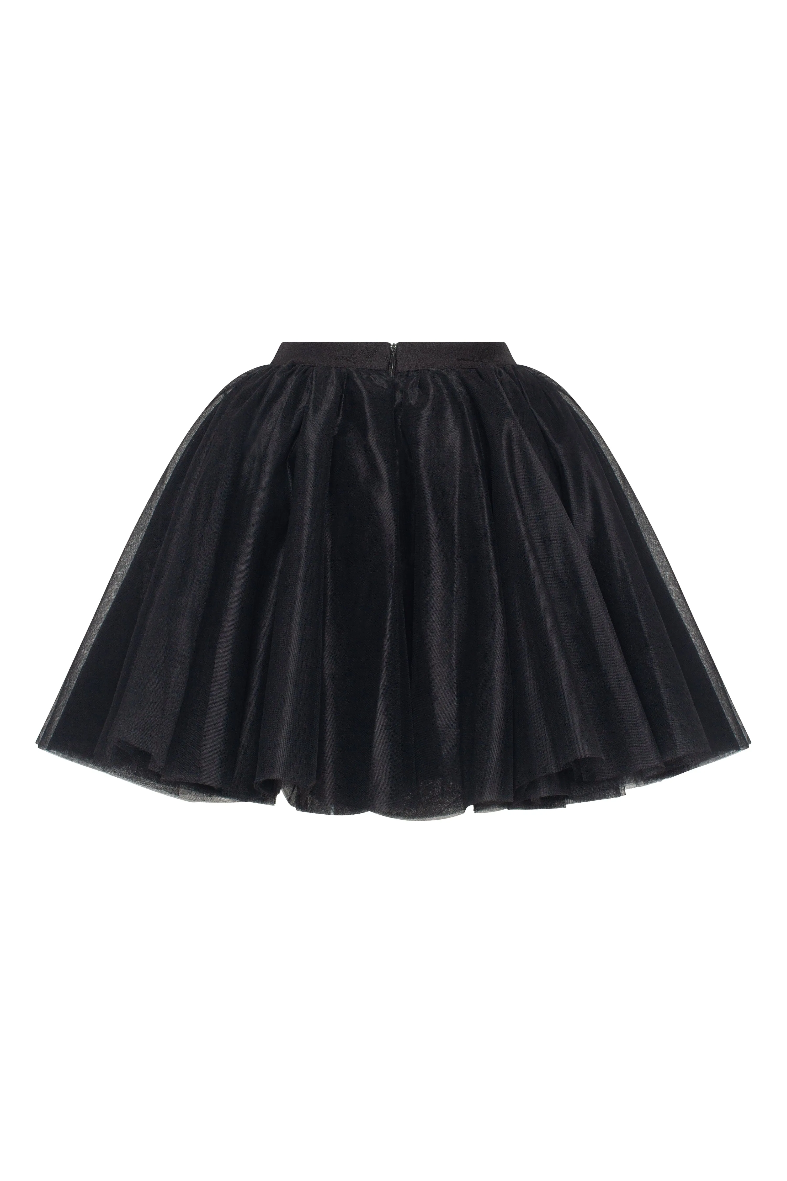 Gathered organza mini skirt in black, Xo Xo sold by Milla product image thumbnail 3