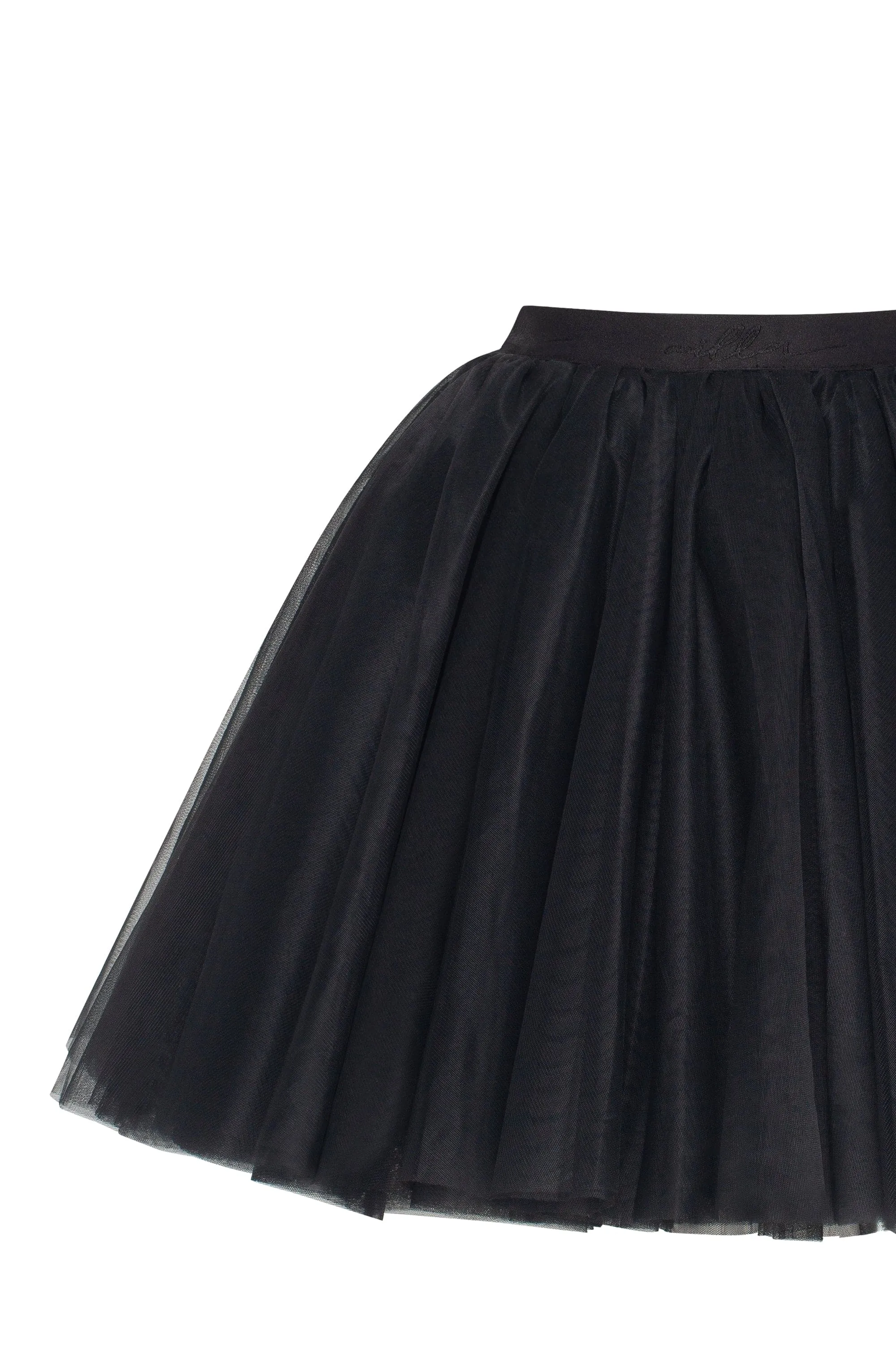 Gathered organza mini skirt in black, Xo Xo sold by Milla product image thumbnail 5