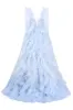 Light Blue All Ruffled Up Evening Fluffy Dress sold by Milla