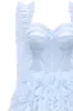 Light Blue All Ruffled Up Evening Fluffy Dress sold by Milla