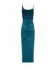 Aquamarine slip style maxi dress sold by Milla