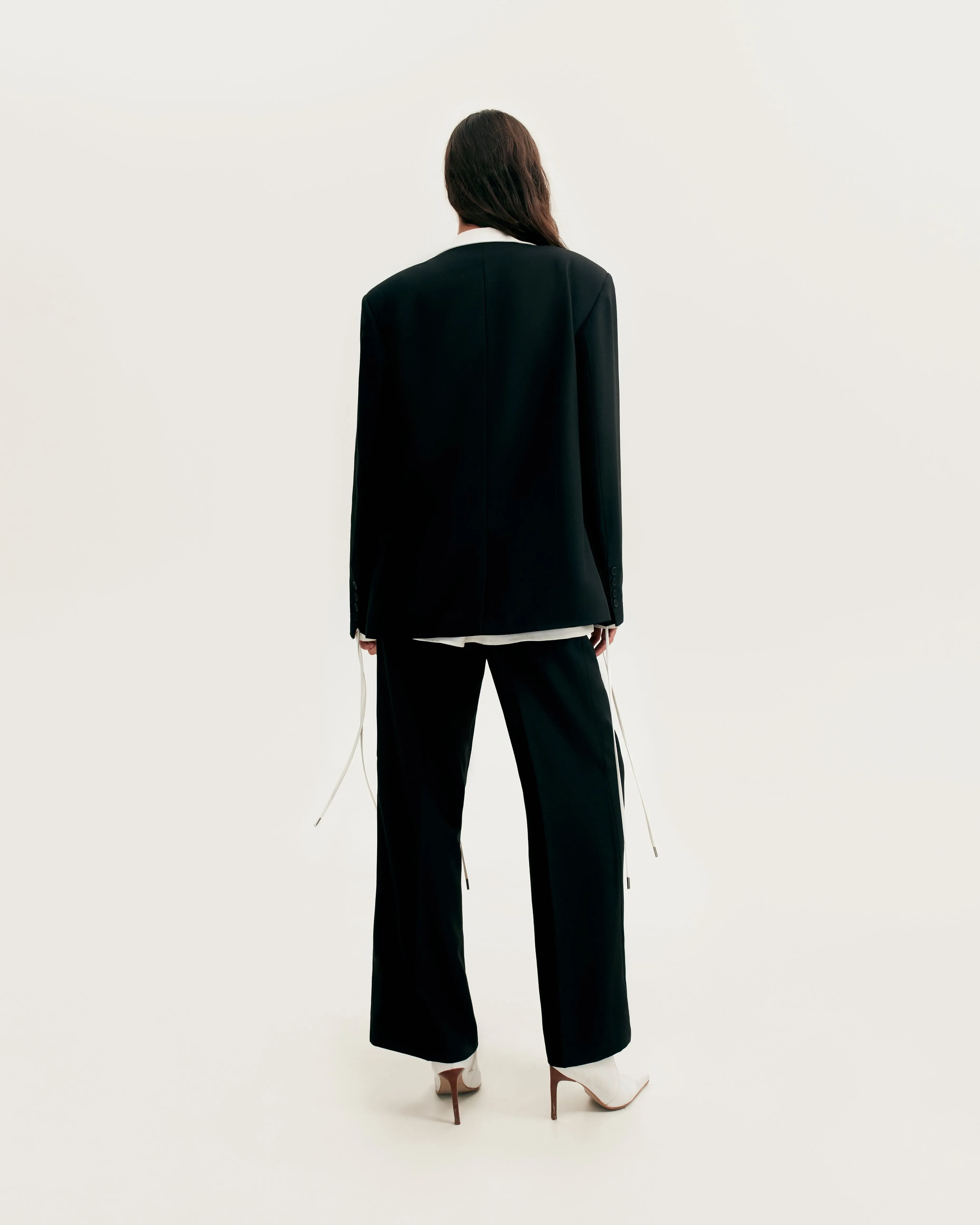 High-rise black suit pants, Xo Xo sold by Milla product image thumbnail 4
